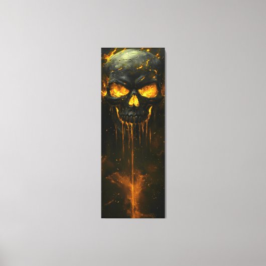 Stuhlschädel Leinwanddruck (Vorderseite)