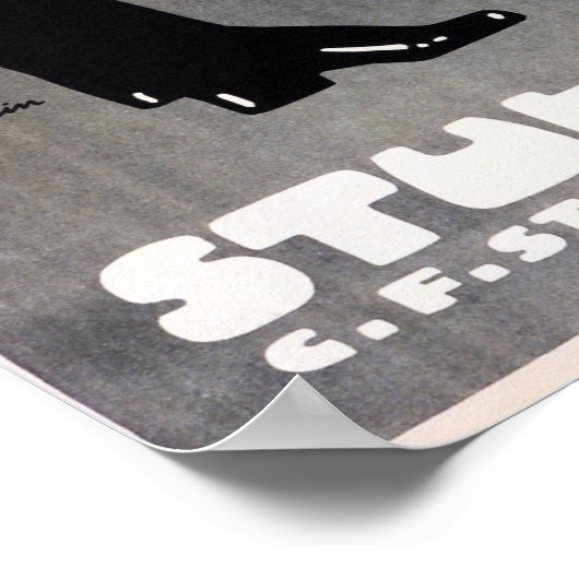 STUHR KAVIAR Food Advertisement Ludwig Hohlwein Poster (Ecke)