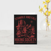 Stumble and Fall Wandergesellschaft Keine Sorge, e Karte (Gelbe Blume)