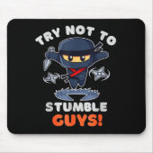 Stumble Guys Ninjas Games Stumble Guys Tee Kids Mousepad (Vorne)