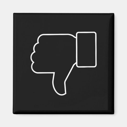 Stumbs Down, Funny, Witze, Sarkastik Magnet (Vorne)