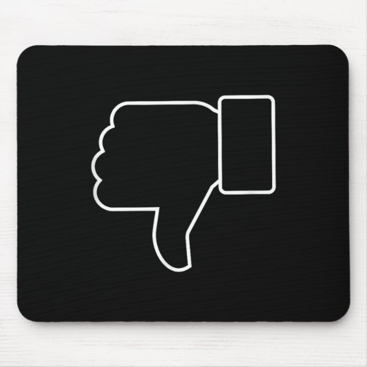 Stumbs Down, Funny, Witze, Sarkastik Mousepad (Vorne)
