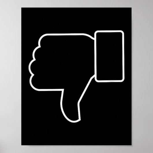 Stumbs Down, Funny, Witze, Sarkastik Poster (Vorne)