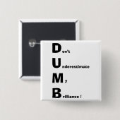 STUMM BUTTON (Vorne & Hinten)