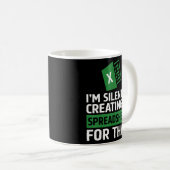 Stumm erstellen eines Tabellenkalkulationstabels L Kaffeetasse (VorderseiteRechts)
