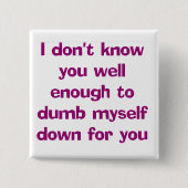 Stumm knöpfen Sie unten Button (Vorderseite)