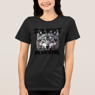 Stumm mächtig Tri-Blend shirt