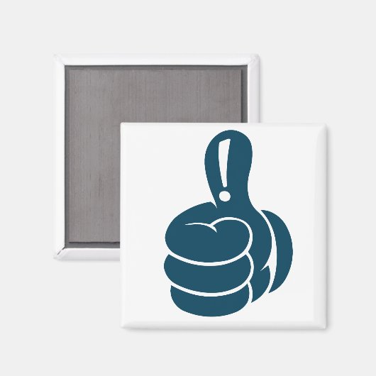 Stumm! Magnet (Vorderseite/Rückseite)