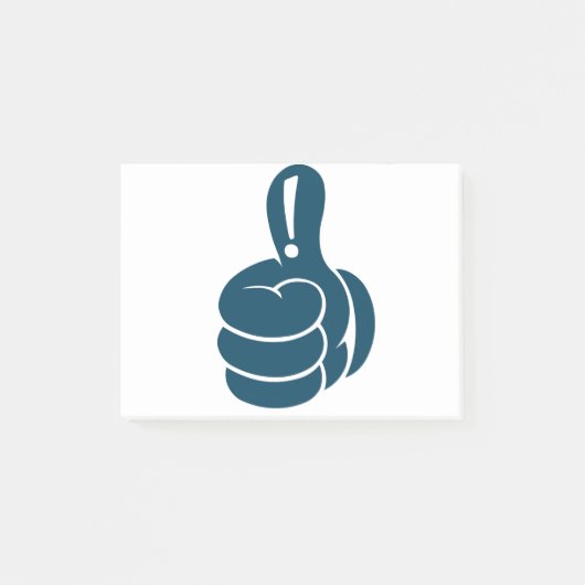 Stumm! Post-it Klebezettel (Vorderseite)