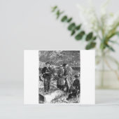 Stumm standen sie postkarte (Stehend Vorderseite)