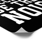 Stumme Arbeit - Fitness, Workout, Bodybuilding Poster (Ecke)