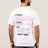 Stumme Gesetze T-Shirt (Rückseite)