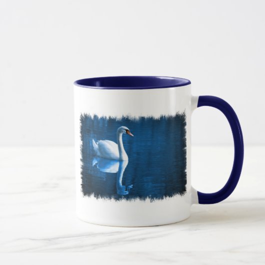 Stummer Schwan-Kaffee-Tasse Tasse (Rechts)