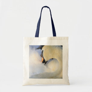 Stummer Schwan Tragetasche