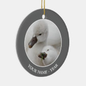 Stummer SchwanCygnets Keramikornament (Rechts)