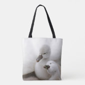 Stummer SchwanCygnets Tasche (Rückseite)
