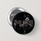 Stummes Medien LLC Button (Vorne & Hinten)