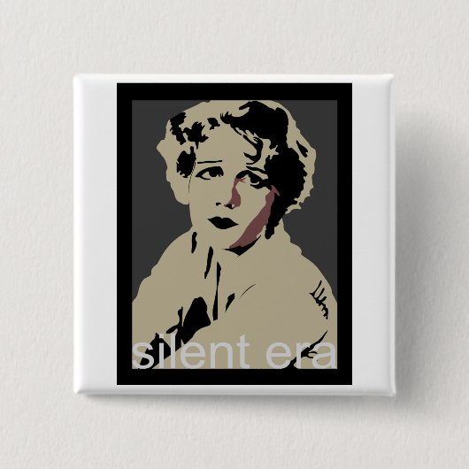 Stummfilmära Button (Vorderseite)