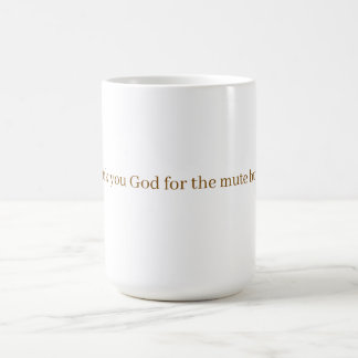 STUMMSCHALTTASTE KAFFEETASSE