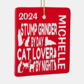 Stump Grinder Lieben Cats CUSTOM Keramikornament (Rechts)