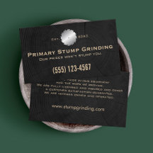 Stump Grinding Saat on Tree Trunk Rings