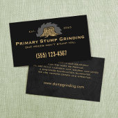 Stump Grinding Saw - Baumstumpf Visitenkarte