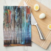 Stümper-Bell-Malerei die Bucht Peter Pan-Hakens Handtuch (Viertel Falte)