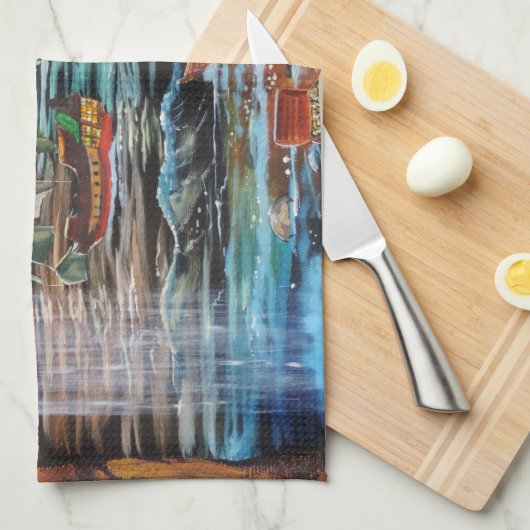 Stümper-Bell-Malerei die Bucht Peter Pan-Hakens Handtuch (Viertel Falte)