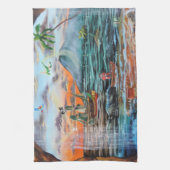 Stümper-Bell-Malerei die Bucht Peter Pan-Hakens Handtuch (Vertikal)