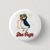 Stümperpuffseebird-Illustration Button (Vorderseite)