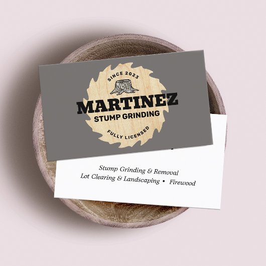 Stumpf | Baumservice und -entfernung Visitenkarte