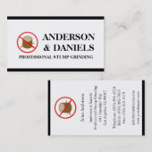 Stumpf-reibender Visitenkarte (Vorne/Hinten)