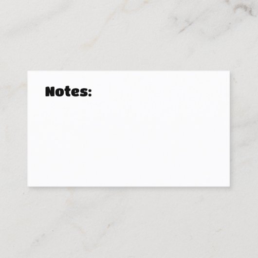 Stumpf Visitenkarte (Rückseite)