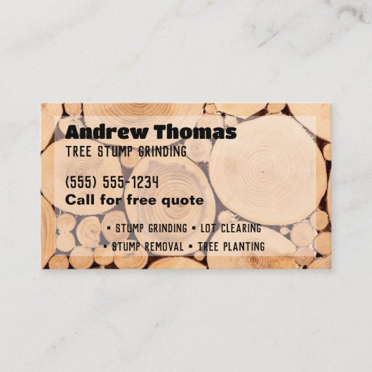 Stumpf Visitenkarte (Vorderseite)