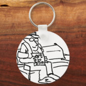 Stumpfen Schlüsselanhänger (Vorderseite)