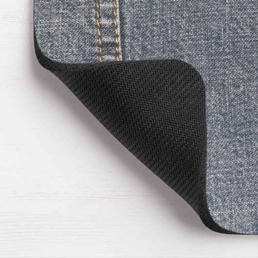 Stumpfes Denim Mousepad (Ecke)