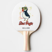 Stumpfpuffin Sea Bird Niedlich Gag Personalisiert Tischtennis Schläger (Rückseite)