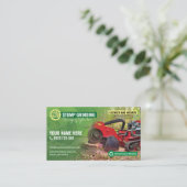 Stumpfschleifen, Mulchen der Forstwirtschaft, Räum Visitenkarte (Stehend Vorderseite)