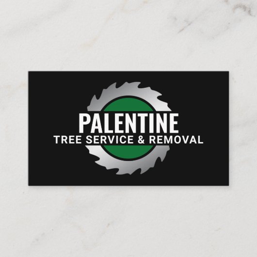 Stumpfschleifsäge Visitenkarte (Vorderseite)