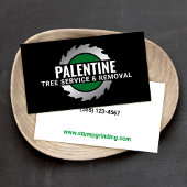 Stumpfschleifsäge Visitenkarte