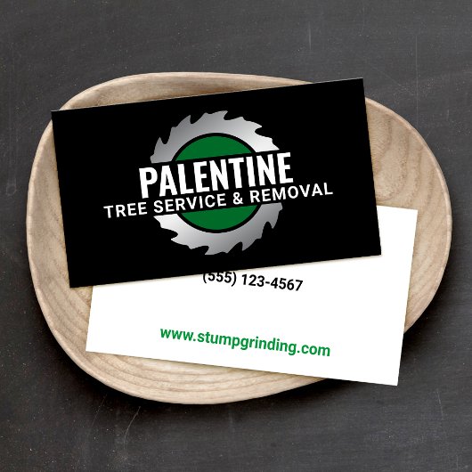 Stumpfschleifsäge Visitenkarte