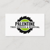 Stumpfschleifsäge Visitenkarte (Vorderseite)