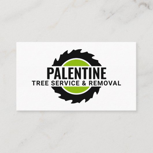 Stumpfschleifsäge Visitenkarte (Vorderseite)