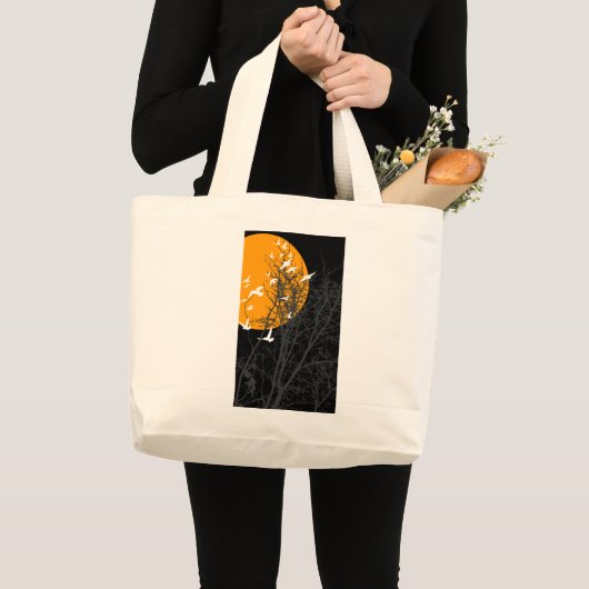 Stumpfvögel Jumbo Stoffbeutel (Vorderseite (Produkt))