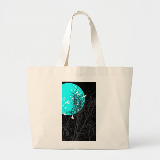 Stumpfvögel Jumbo Stoffbeutel (Vorne)