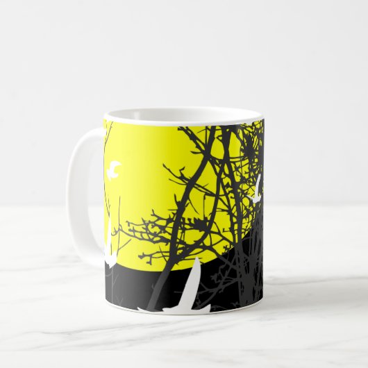 Stumpfvögel Kaffeetasse (Vorderseite Links)