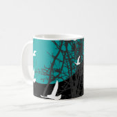 Stumpfvögel Kaffeetasse (Vorderseite Links)