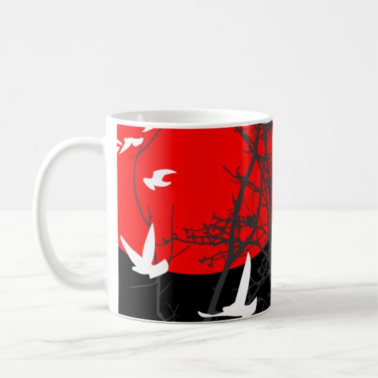 Stumpfvögel Kaffeetasse (Links)