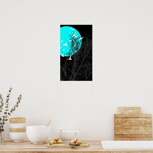 Stumpfvögel Poster (Küche)