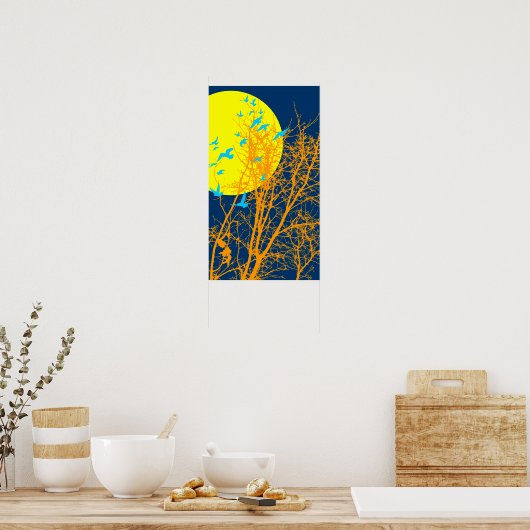 Stumpfvögel Poster (Küche)